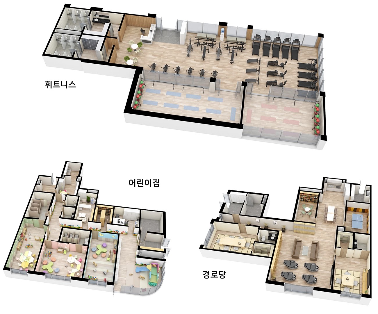 피트니스·어린이집·경로당 전체 공간 계획