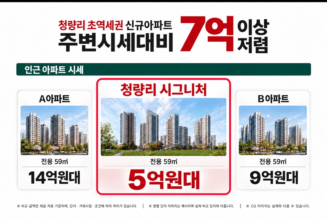 청량리 시그니처 안내 2